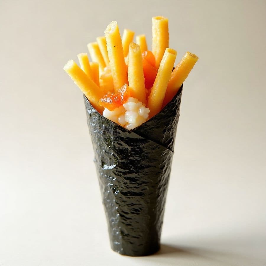 13. Yam Tempura Hand Roll (1 Pc.)