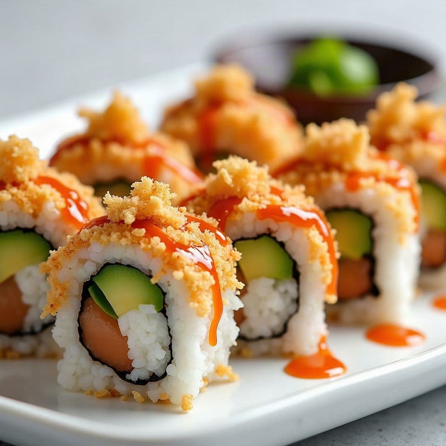 27. Spicy Crispy Avocado Roll (6pcs)