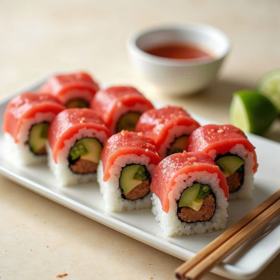 36. Spicy Tuna with Avocado Roll (6pcs)