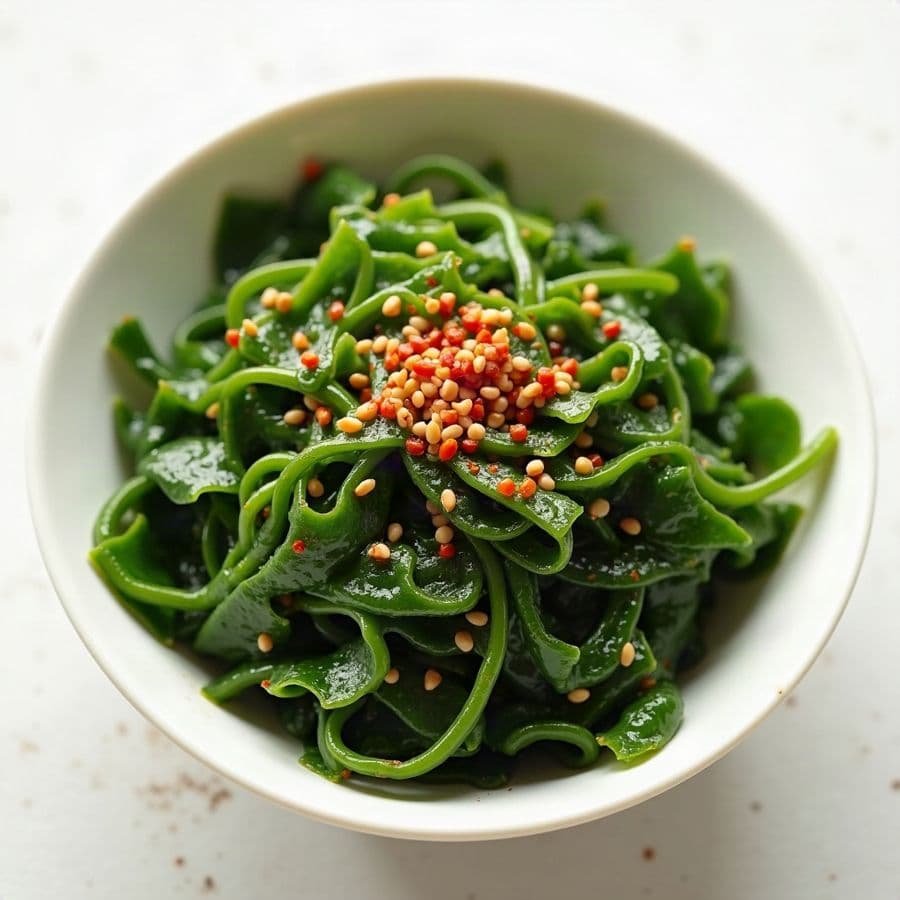 7. Spicy Fresh Seaweed Wakame Salad