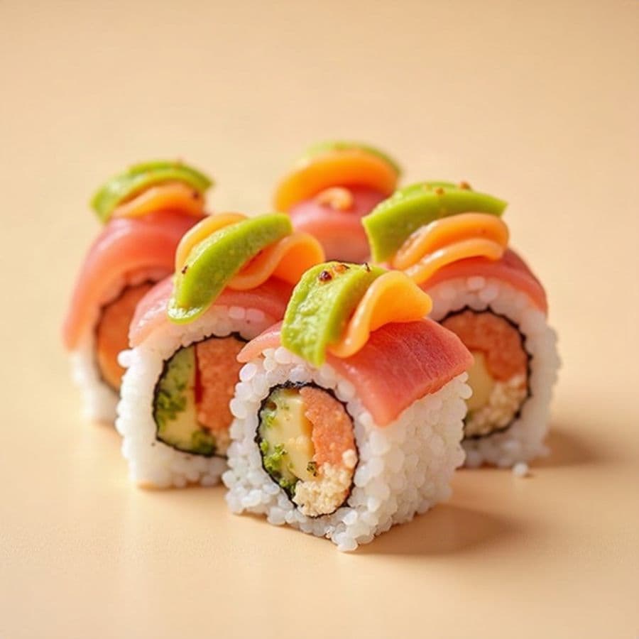 42. Tuna Salmon Avocado Roll (6pcs)