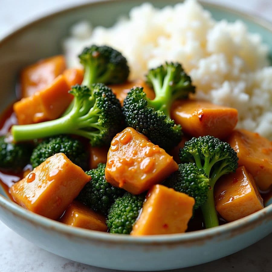 Chicken with Broccoli (Including Rice)