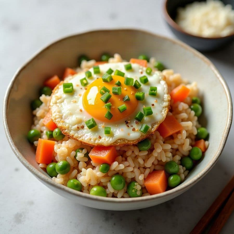 Vegetable Yaki Don (Fried Rice)