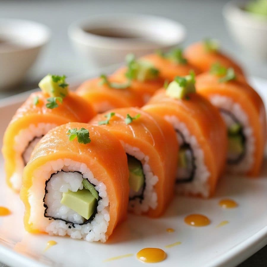 3. Gold Dragon Roll (8 Pcs.)