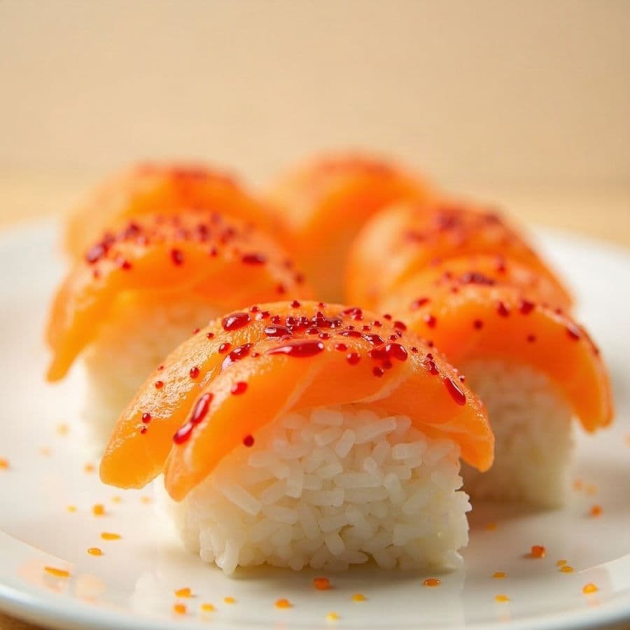 22. Spicy Salmon Pizza (6pcs)