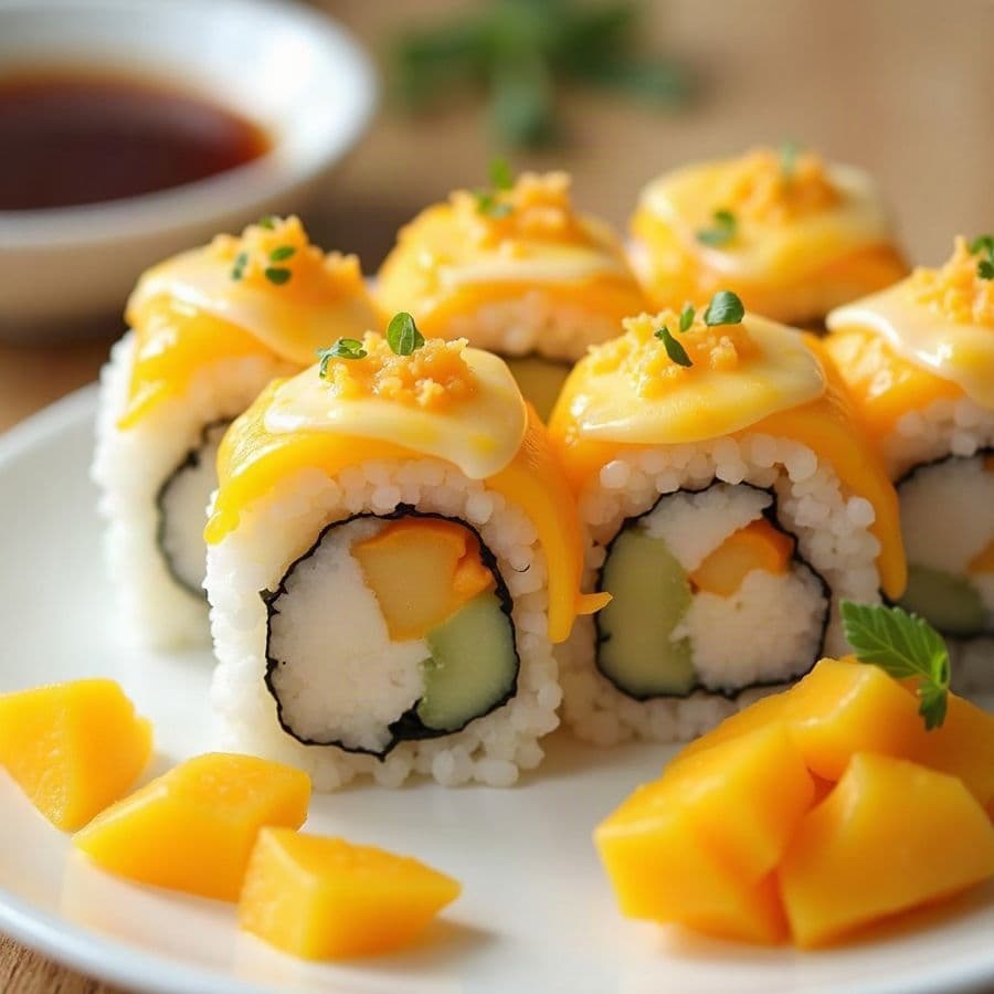 33. Mango Cheese Roll (6pcs)