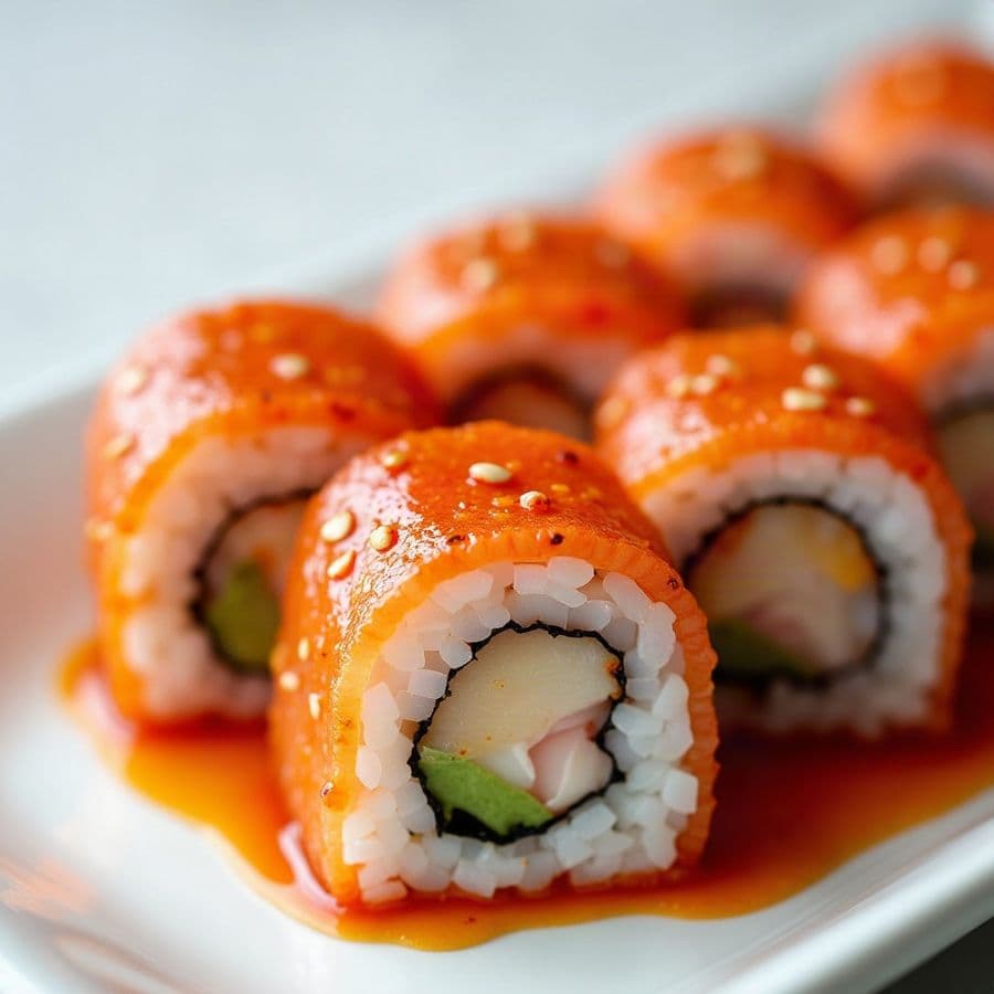 25. Spicy Butterfish Roll (6pcs)