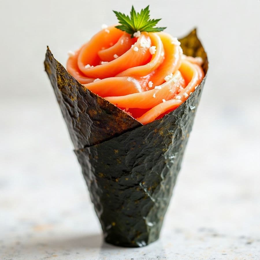 11. Salmon Hand Roll (1 Pc.)