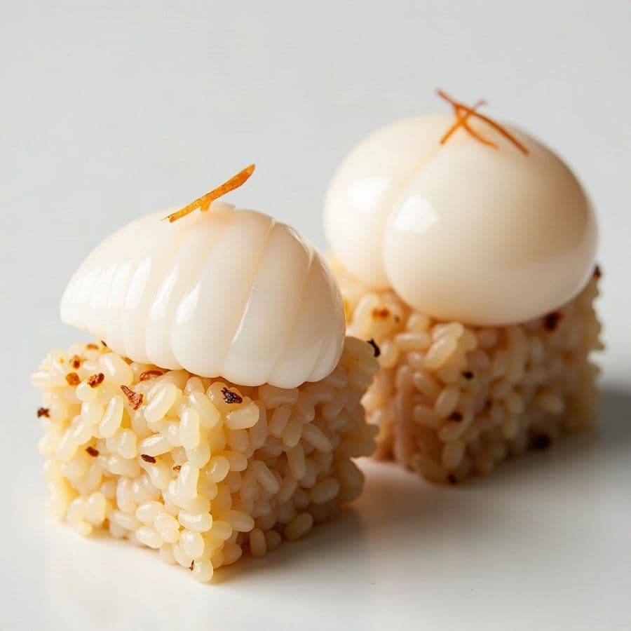 Scallop (Hotategai) Sushi (2 Pcs.)
