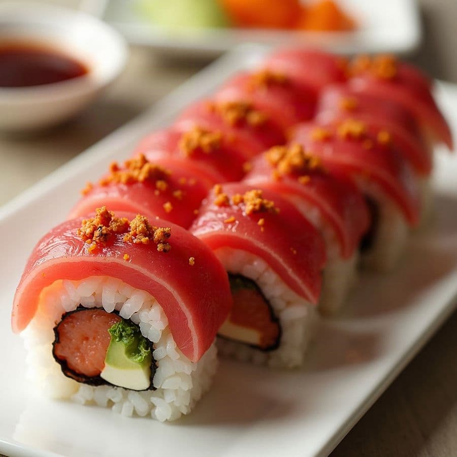 4. Red Dragon Roll (8 Pcs.)