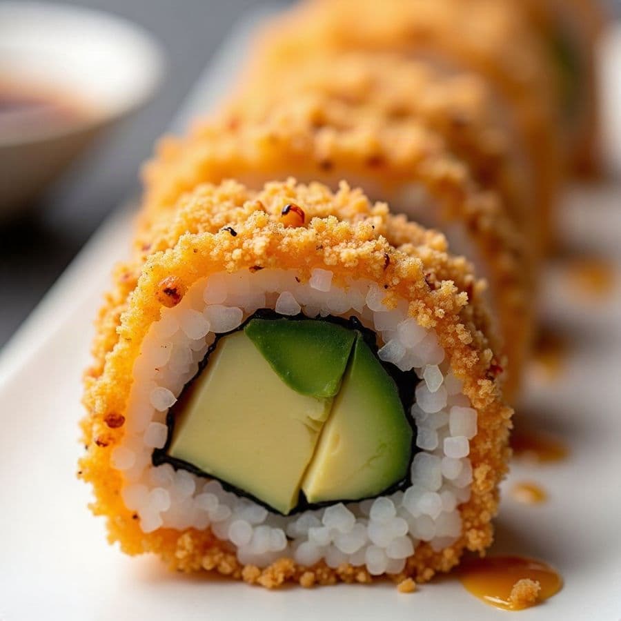 40. Deep Fried Avocado Roll (Panko Crusted)