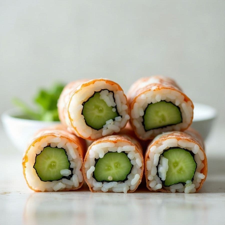 11. Cucumber Roll (Kappa Maki) (6 Pcs.)